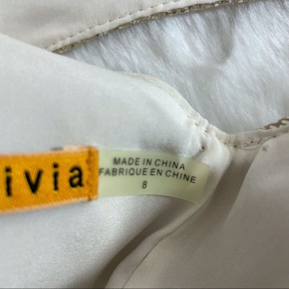 Alice + Olivia Norah Metallic Leather Dress - Picture 8 of 12